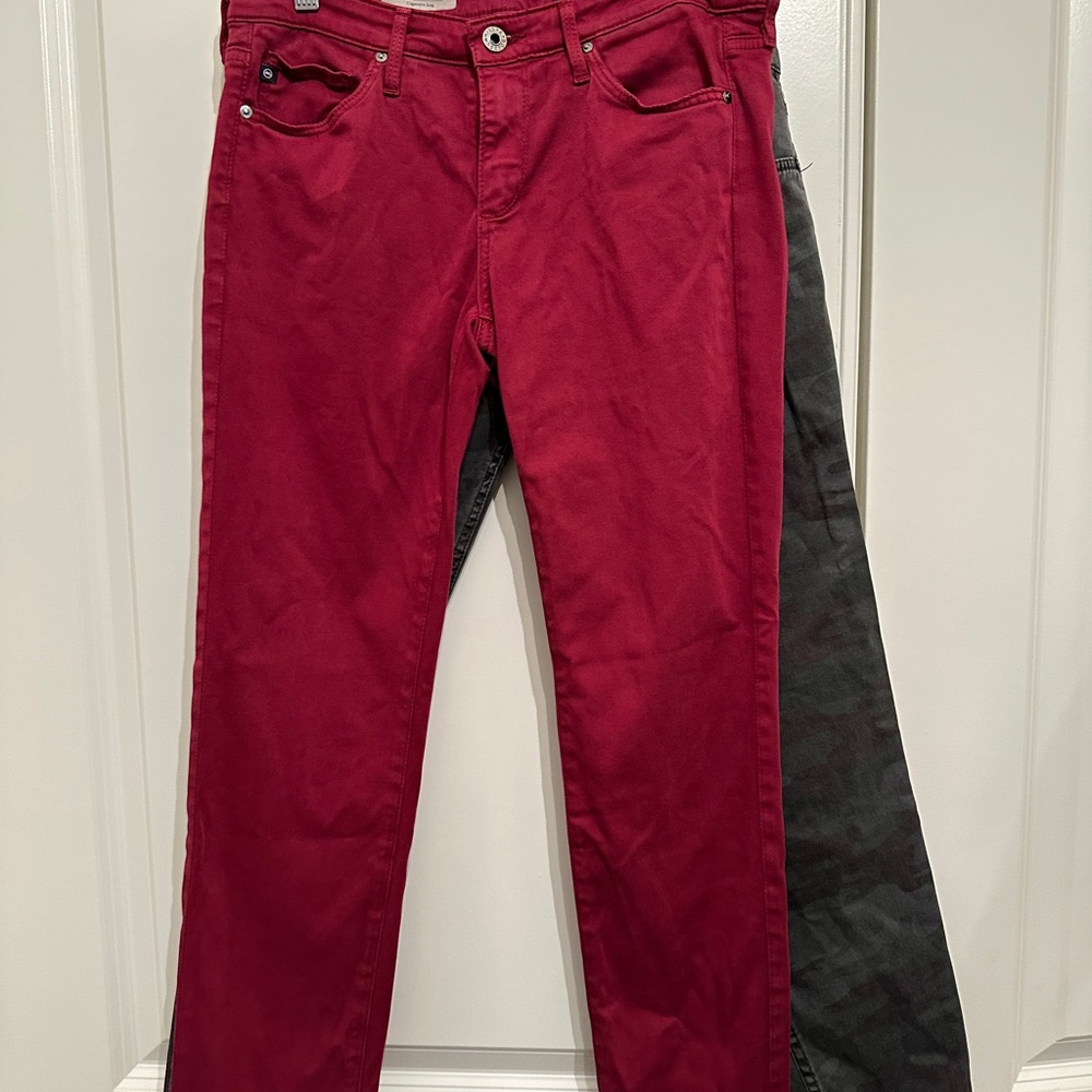 AG cranberry pants